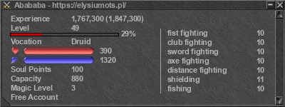 Signature for player Abababa