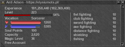 Signature for player Anti Adson