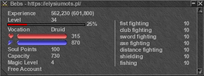 Signature for player Bebs