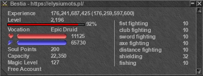 Signature for player Bestia