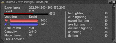 Signature for player Bulma