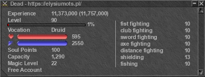 Signature for player Dead