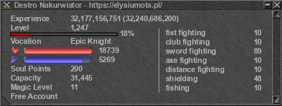 Signature for player Destro Nakurwiator