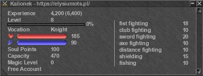 Signature for player Kalionek