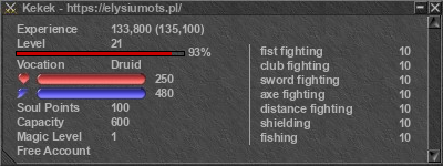 Signature for player Kekek