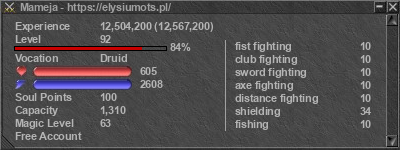 Signature for player Mameja