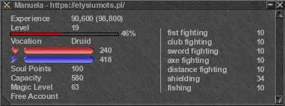 Signature for player Manuela