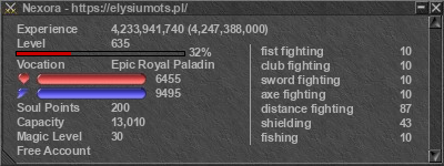 Signature for player Nexora