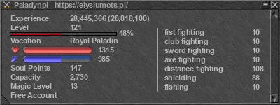 Signature for player Paladynpl
