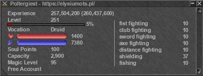 Signature for player Poltergiest