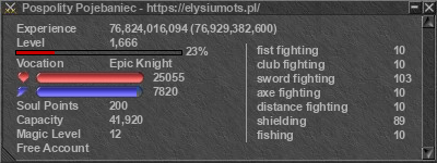 Signature for player Pospolity Pojebaniec