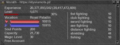 Signature for player Vinrath