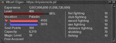 Signature for player Whurt Elgan